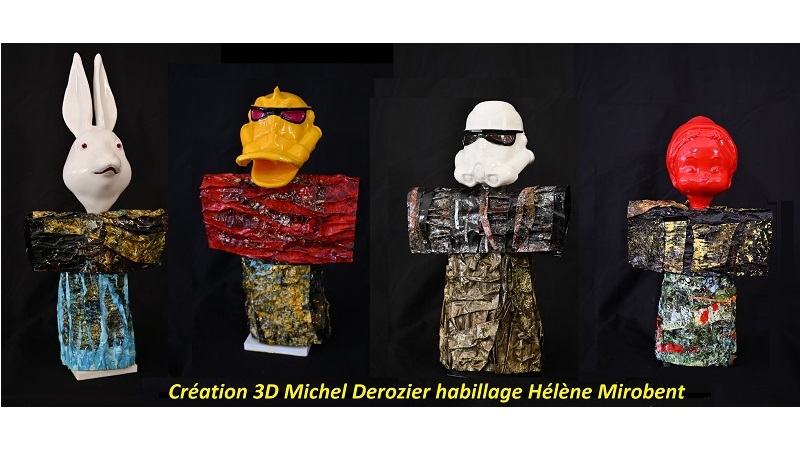 Michel_Derozier Creation3D les nouveaux samourais